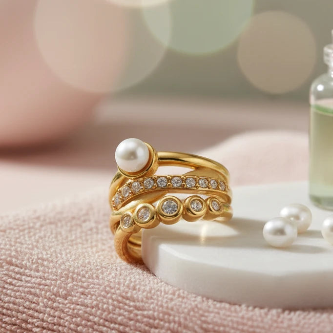Pearl Tide Ear Cuff