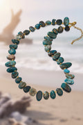 Tidal Apatite Stone Necklace